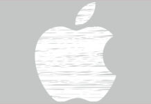 rysowane logo Apple