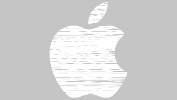 rysowane logo Apple
