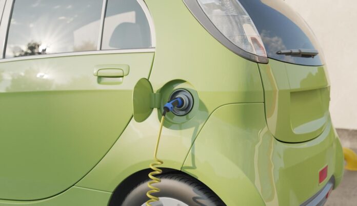 close-up-3d-electric-car-model-charging